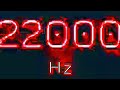 The loudest 22000Hz frequency to clean any audio devices | @FEEL-THIS.