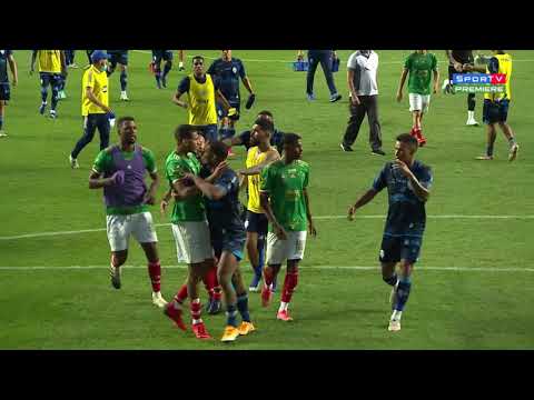 Fechou o tempo! Veja a confusão no final da partida entre Cruzeiro e CSA pela Série B