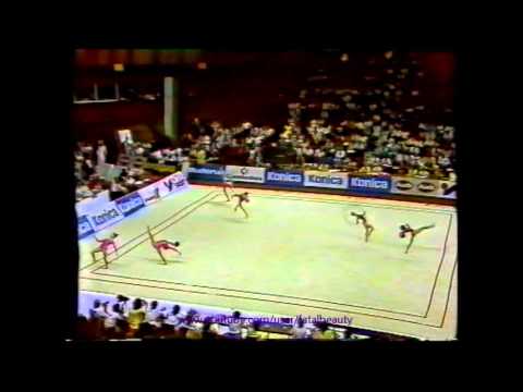 CZECHOSLOVAKIA 3 hoops 3 balls - 1987 Varna worlds EF