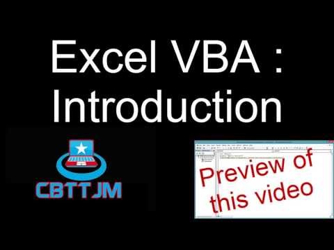 Comprehensive VBA-Part 7 Excel VBA Introduction - Application, Workbook, Worksheet, Range