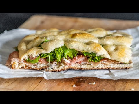Make the Best Italian Sandwich CRISPY AS HELL 🔥  SCHIACCIATA Recipe