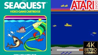 Seaquest Atari 2600 4k Gameplay