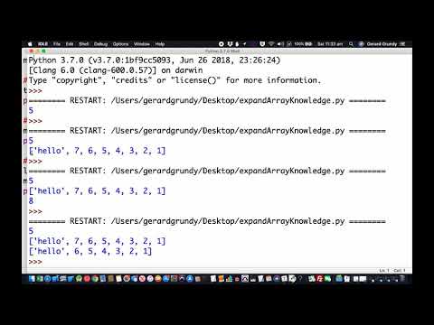 Python Day 19 Array Expand