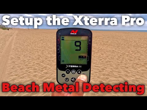 How to Setup the Minelab Xterra Pro for Successful Beach Metal Detecting