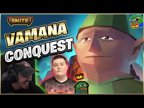 VAMANA, ME HAN DICHO QUE ESTA FUERTE | Julio | Smite Ranked Conquest DuoQ Spudio ⛏️