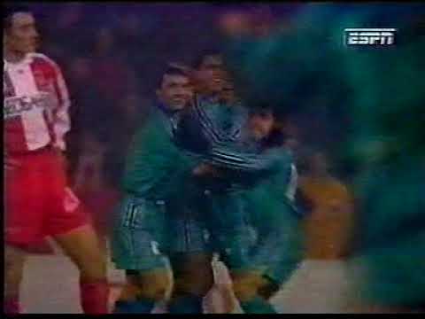 1996 (Ch.L.) Estrella Roja (Serbia):1 vs Barcelona (España):1 (Geovanni)
