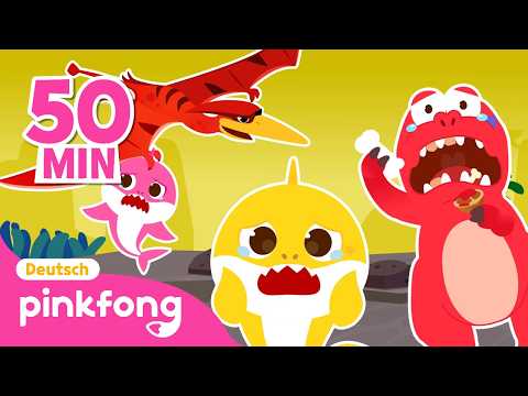 🦖 Mix - Dinosaurier Lied | Versteckspiel, T-rex Lied | Pinkfong, Baby Hai! Kinderlieder