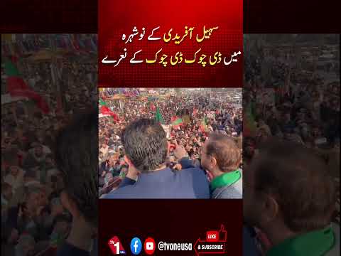 سہیل آفریدی کا نوشہرہ میں استقبال