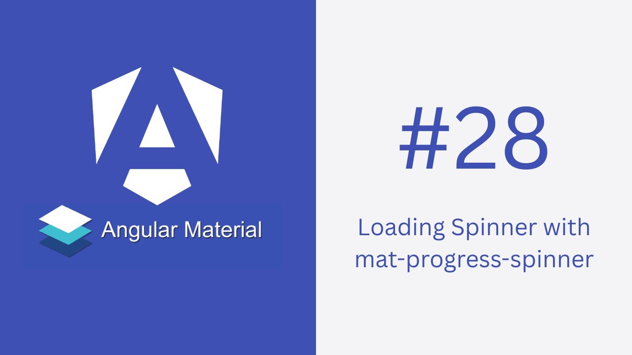 Loading Spinner with mat-progress-spinner