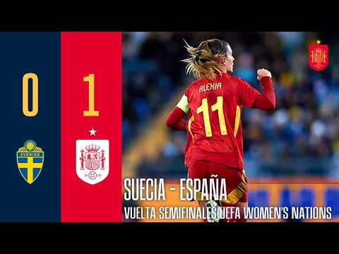 RESUMEN | Suecia 0-1 España | Vuelta semifinales UEFA Women's Nations League | 🔴 SEFUTBOL