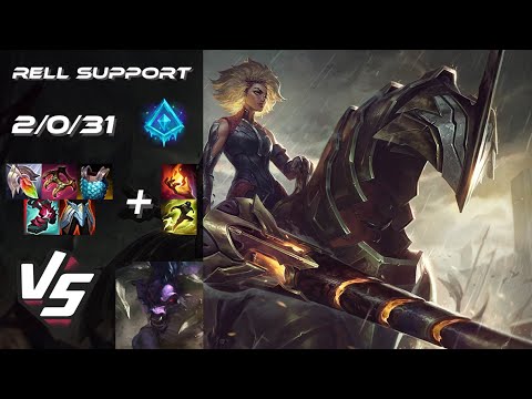 SUPPORT Rell vs Alistar - NA Grandmaster Patch 25.22
