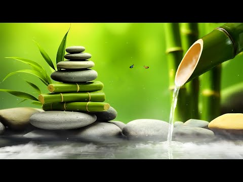 Peaceful Piano & Water Sound - 8 Hours Relaxing Music for Stress Relief, Sleep Music, Meditation