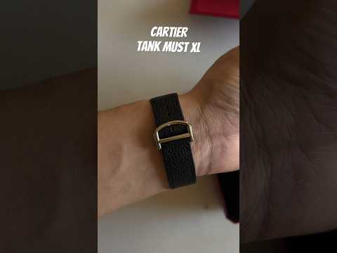 Unboxing Cartier Tank Must XL #cartier #wristwatch #unboxing