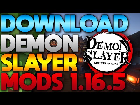 ROCKLE GAMING - How To Download Minecraft Demon Slayer Mod 1.16.5 (2022)