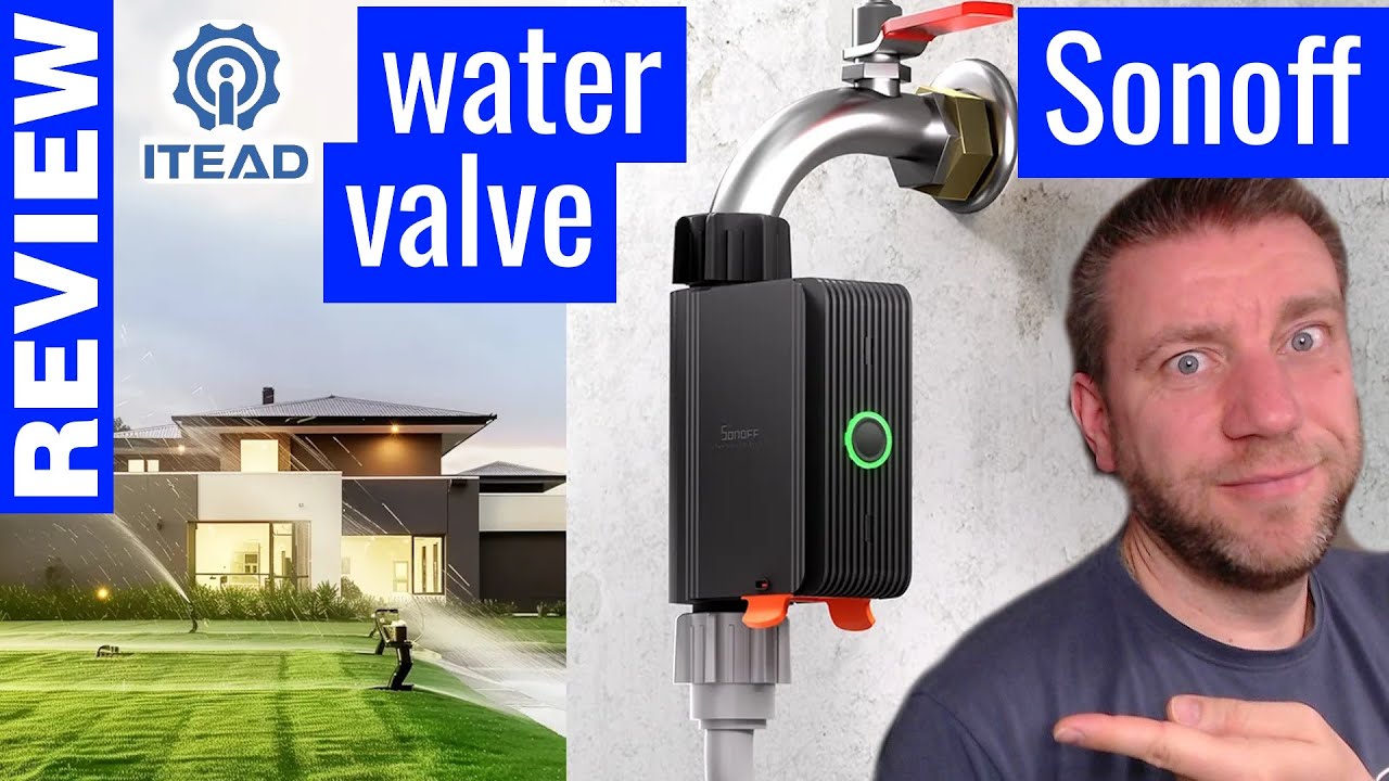 Smart and easy irrigation: Sonoff smart water valve