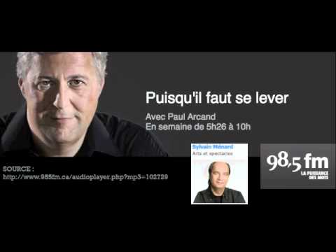 Paule Magnan à Paul Arcand sur 98 5 fm montreal - Futile Résistance Critique