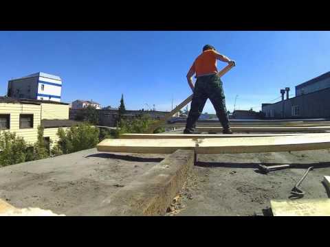 Ремонт крыши// Жара 40 градусов