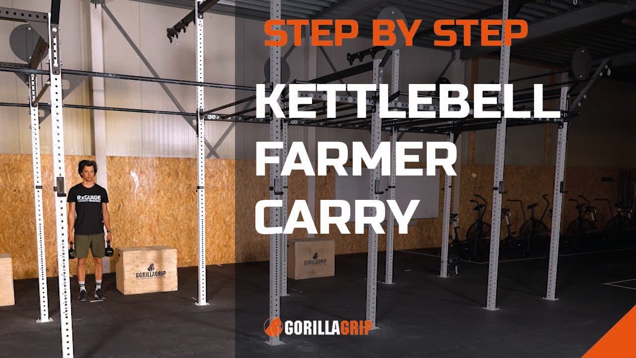 Kettlebell farmer carry