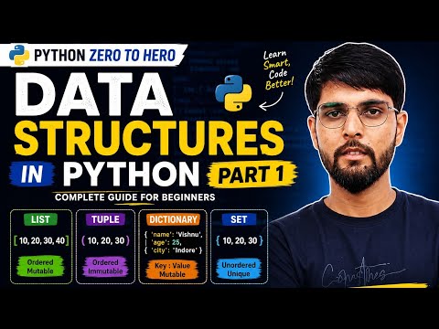 Data Structures In Python Part 1 Complete Beginner Guide Python Zero To Hero