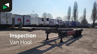 Semi-remorque porte-conteneurs Van Hool 3 axles à vendre - Image 4 | Autoline FR Semi-remorque porte-conteneurs Van Hool 3 axles | Image 4 - Autoline