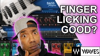 Video thumbnail for Best Bass Guitar Plugin Ever?!? Bass Fingers Waves Audio by Ave Mcree