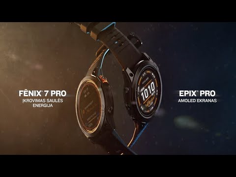 Išmanusis laikrodis Garmin epix™ Pro (Gen 2) – Sapphire Edition, 47 mm, Titano spalvos korpusas su baltos spalvos dirželiu video