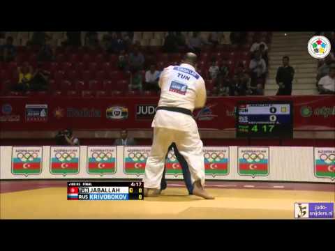 Judo 2014 Grand Slam Baku: Jaballah (TUN) - Krivobokov (RUS) [+100kg] final