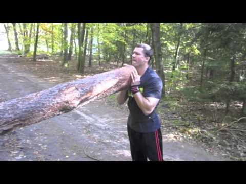 Hardcore Fingal fingers training in the woods