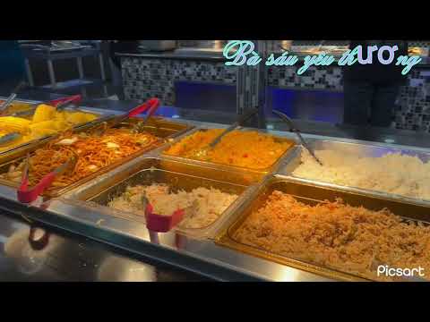 Ir a um restaurante buffet para comer nos EUA