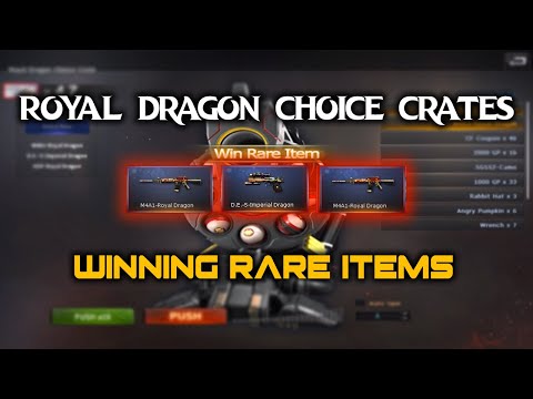 Crossfire west : opening royal dragon choice crates - WINNING RARE ITEMS