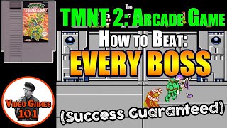 TMNT 2 NES Bosses | How to Beat Every Boss | Video Games 101