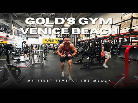 my first time at The Mecca Gold's Gym Venice!