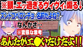 悪質(?)な落書きがエッな意味だと勘違いするヴィヴィをクソガキムーブで煽り散らかす兎田ぺこらw【新ホロ鯖】【ホロライブ 切り抜き Vtuber 兎田ぺこら 綺々羅々ヴィヴィ 】