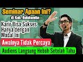 KAGET ️Seminar Ini Awalnya Diragukan Heboh Setelah Tahu Bisa Sukses Dgn Skill Ini Vlog Rijal Djama