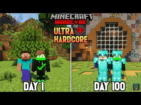 Insane Survival Challenge: 100 Days in Minecraft