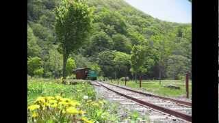 preview picture of video '木曽御岳の麓　～懐かしの森林鉄道がよみがえる～'