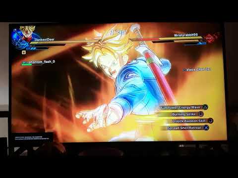 Using Trunks' Ultimate as a finishing move.