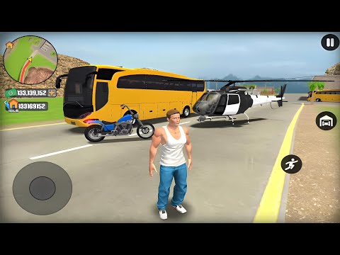 Coach Bus, Helicopter & Bike Driving in Open World City Car Driving - Android Gameplay