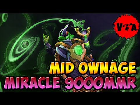 Dota 2 - Miracle 9000 MMR Plays Rubick - Ranked Match