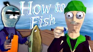 #2 大人気の”釣り×銃ゲー”で今日も２人で生き抜く。【How to Fish】+かいわれパイセン