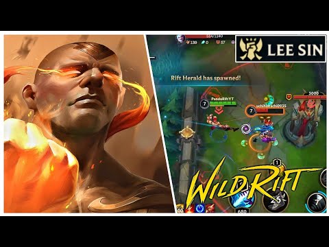 LOL MOBILE! Lee Sin Delete Enemy if you Do This! (Broken Lee Sin Gameplay)