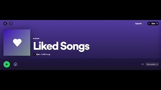How to easily make a liked songs playlist on spotify