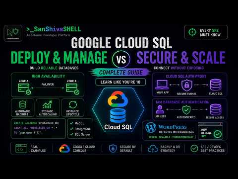 Google Cloud Sql Tutorial 2026 Deploy Secure Mysql Wordpress With Cloud Sql Auth Proxy