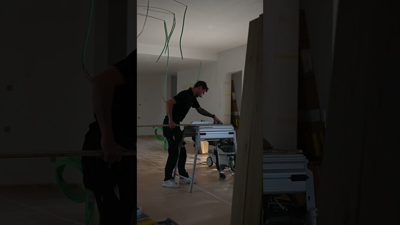 Onze zithoek in een nieuw jasje: parketvloer van Woodstoxx!