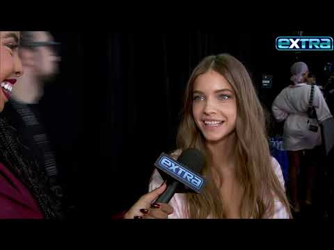 Barbara Palvin’s Hubby Dylan Sprouse Made Signs for Victoria’s Secret Show (Exclusive)