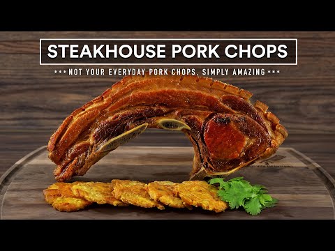 Insane STEAKHOUSE Pork Chops that are on next level!