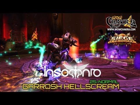Insomnio vs Garrosh Hellscream 25N - Siege of Orgrimmar Patch 5.4