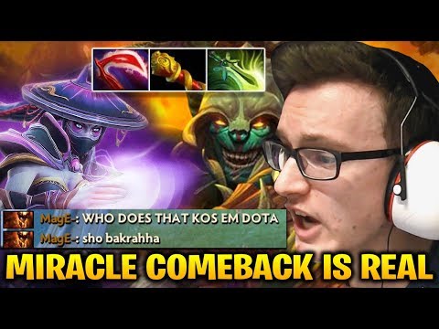 Miracle vs Huskar & MagE: Comeback IS REAL!! Dota 2
