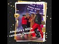 Aventura y Millie cantando Obsession en el primer concierto de Cerrando Ciclos en RD