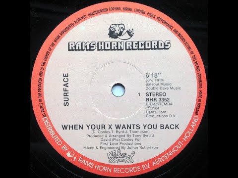 Surface-When Your X Wants You Back